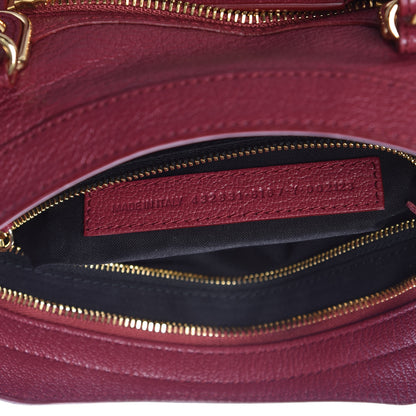 Balenciaga Chevre Gold Metallic Edge Hardware S City Rouge Grenat 7 of 9