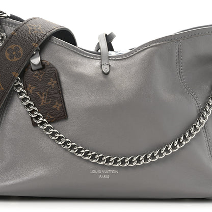 Louis Vuitton Lambskin CarryAll Cargo Vibe PM Trianon Gray 7 of 13