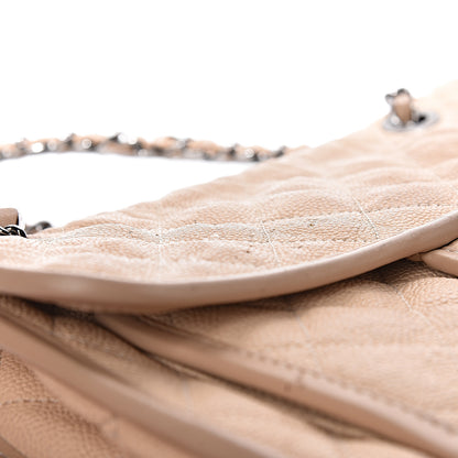 Chanel Caviar Quilted Medium French Riviera Flap Beige 10 of 15