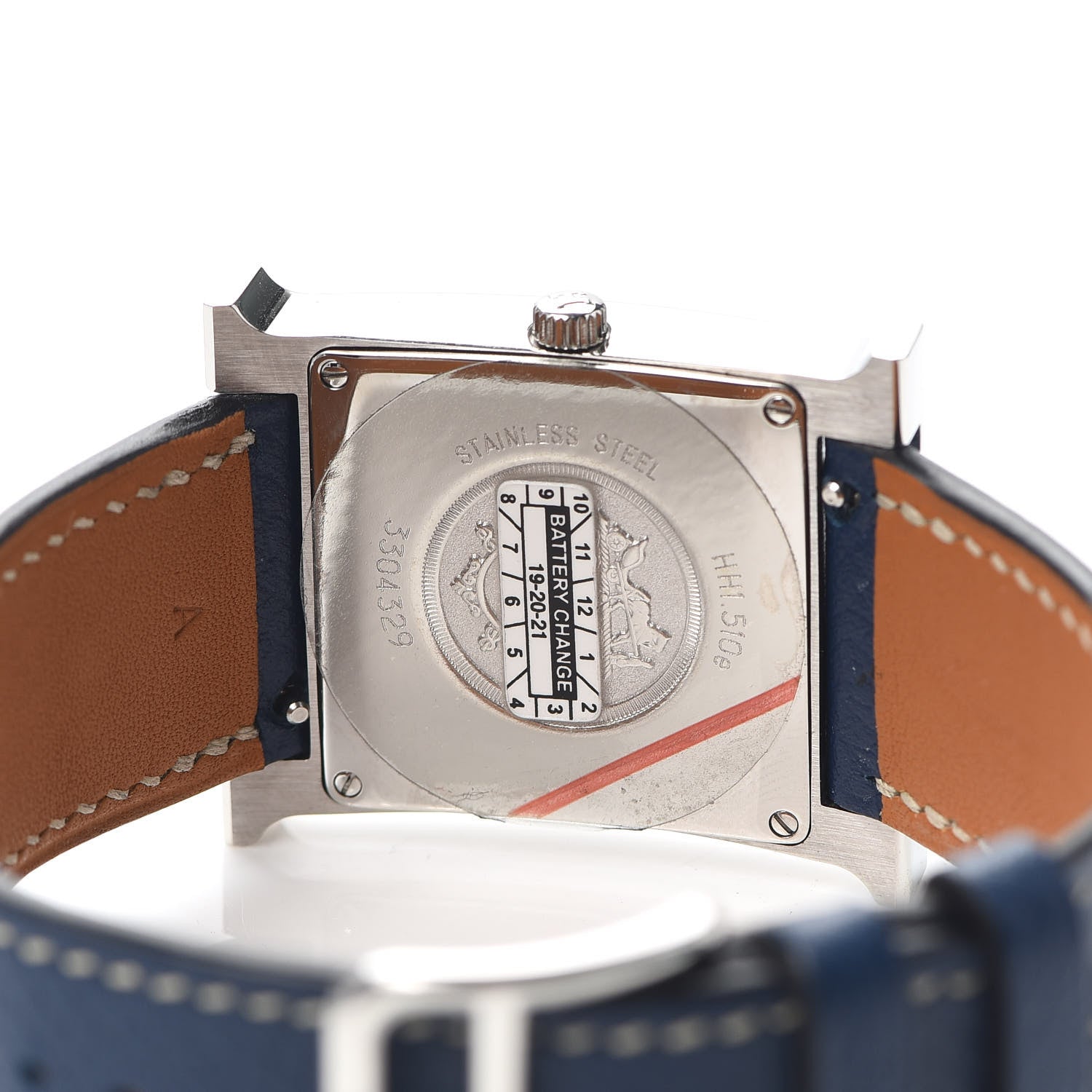 Hermes Stainless Steel Epsom 26mm Heure H Hour Quartz Watch Malta 4 of 5