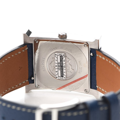 Hermes Stainless Steel Epsom 26mm Heure H Hour Quartz Watch Malta 4 of 5