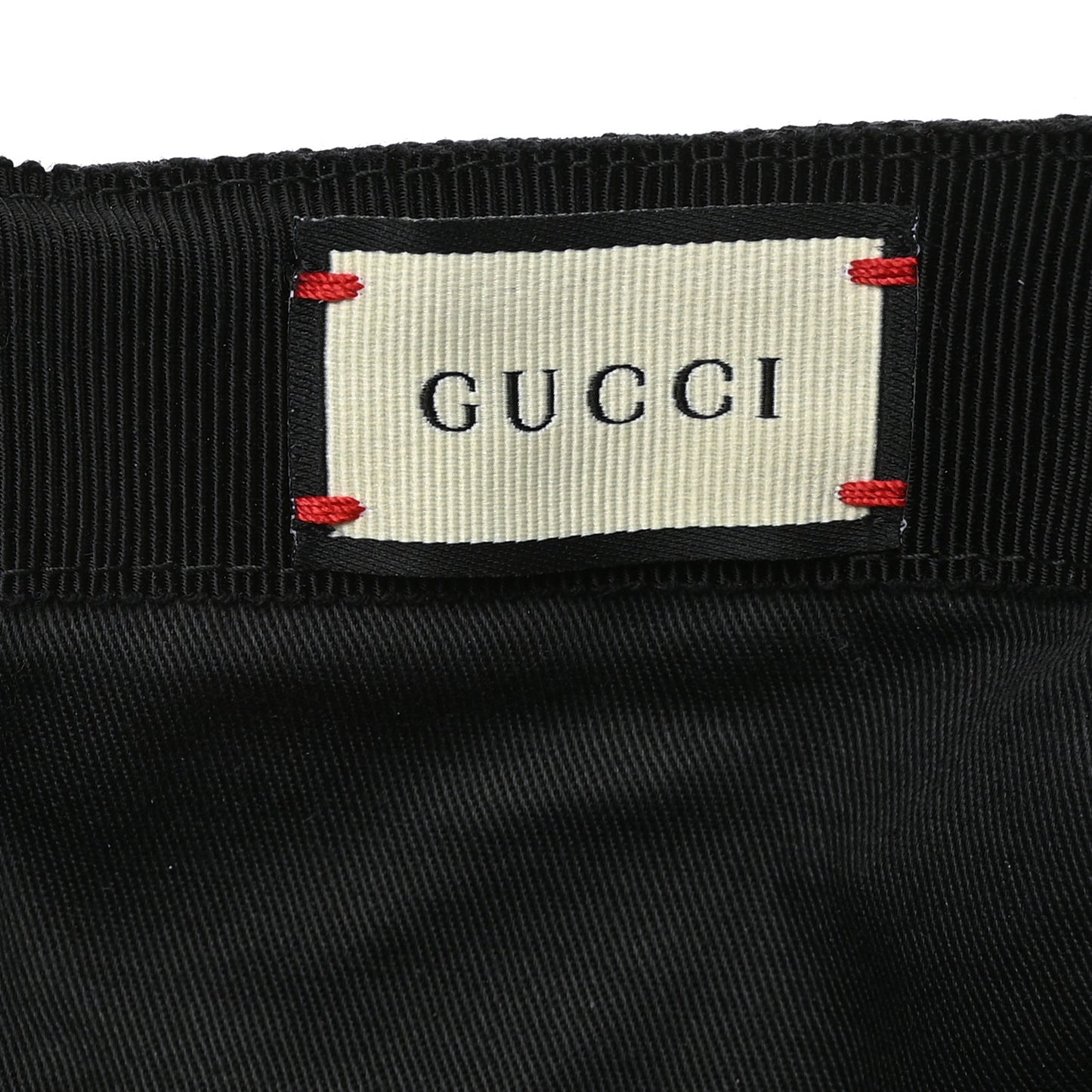 Monogram Web Baseball Hat S Black