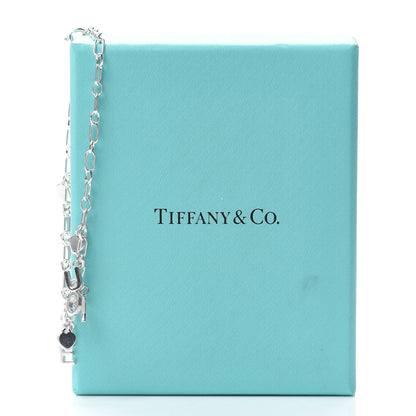 Tiffany Sterling Silver Enamel I Love You Charm Bracelet Blue 5 of 5