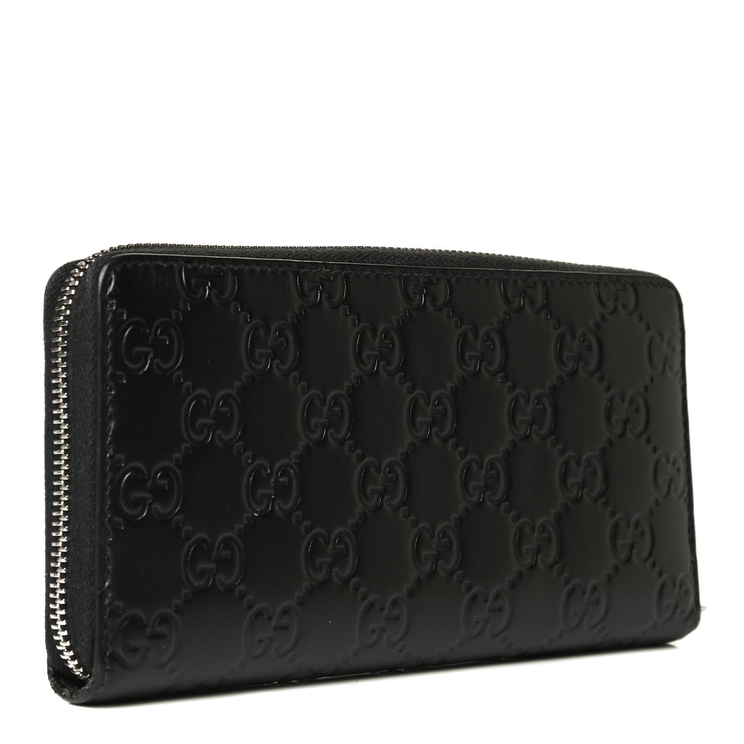 Gucci Guccissimma Signature Dorian Zip Around Wallet Black 3 of 8