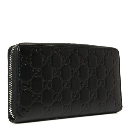 Gucci Guccissimma Signature Dorian Zip Around Wallet Black 3 of 8