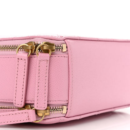 Chanel Caviar Quilted Pick Me Up Small Vanity Case Light Pink 9 of 12
