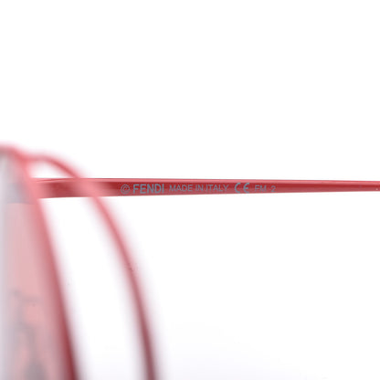 Fendi Round Frame Printed Run Away Sunglasses FF 0285/S Red 6 of 8