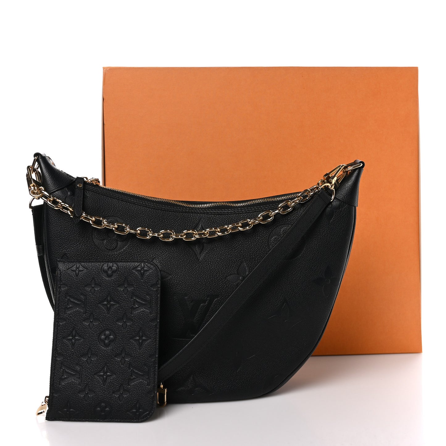 Empreinte Monogram Giant Loop Hobo Black
