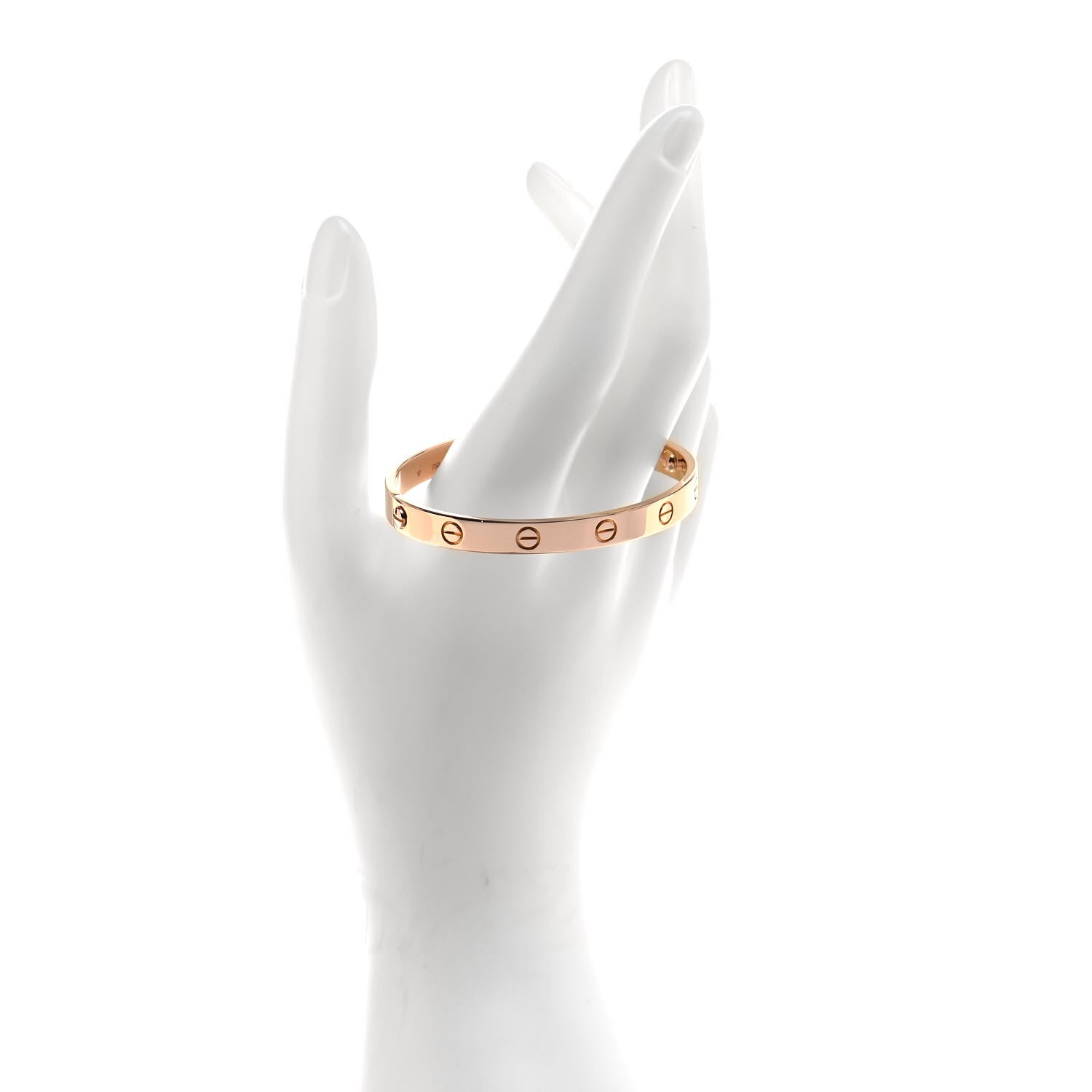 Cartier 18K Pink Gold LOVE Bracelet 17 2 of 4