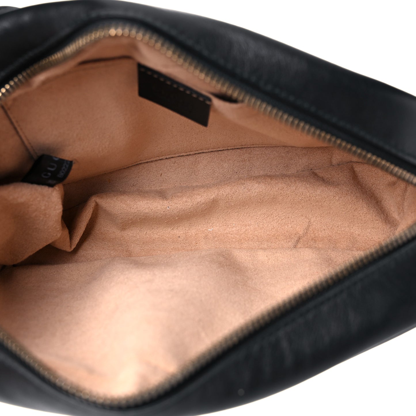 Calfskin Matelasse Small GG Marmont Chain Shoulder Bag Black