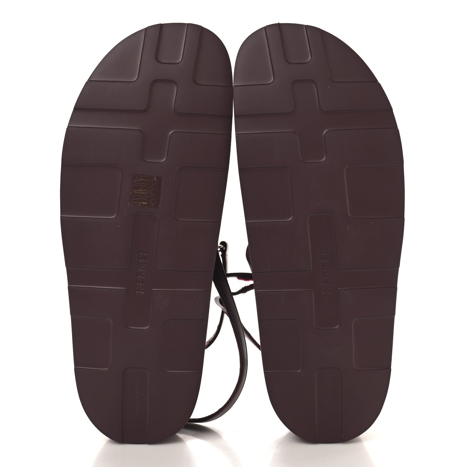 Hermes Nappa Liberte Sandals 40.5 Rouge H 6 of 9