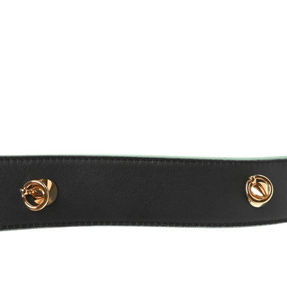 Fendi Vitello Dolce Tri-Color Buttoned Strap You Black Peonia Cuoio 4 of 4