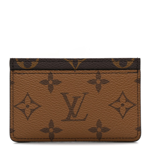 Reverse Monogram Card Holder