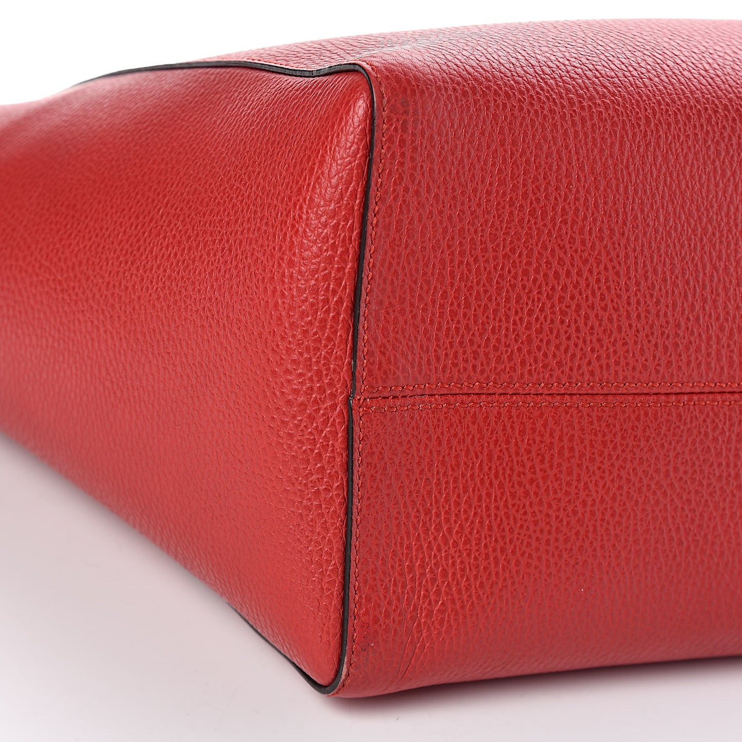 Dollar Calfskin Medium Swing Tote Red