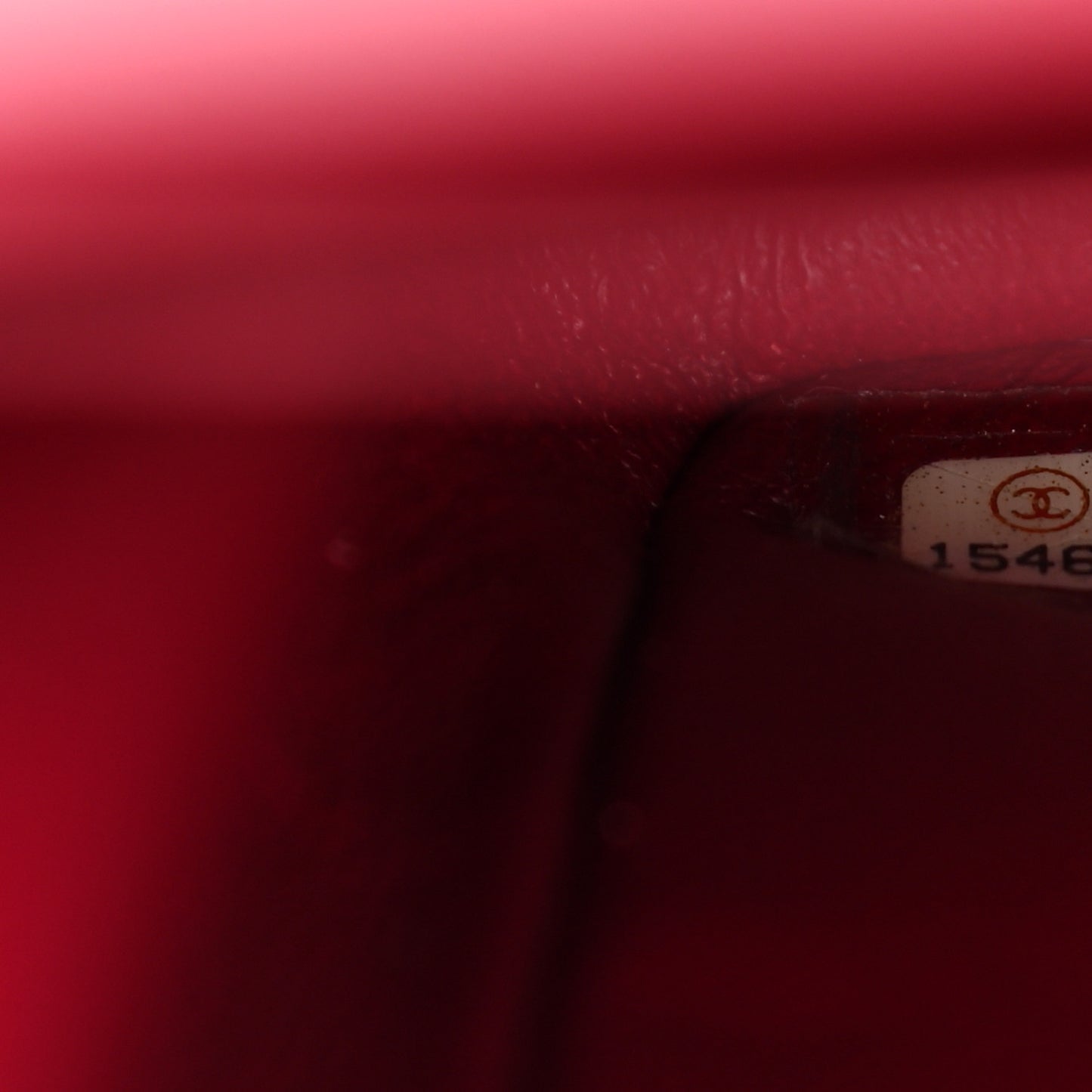 Patent Quilted Jumbo Double Flap Red