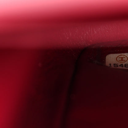 Chanel Patent Quilted Jumbo Double Flap Red 6 of 11
