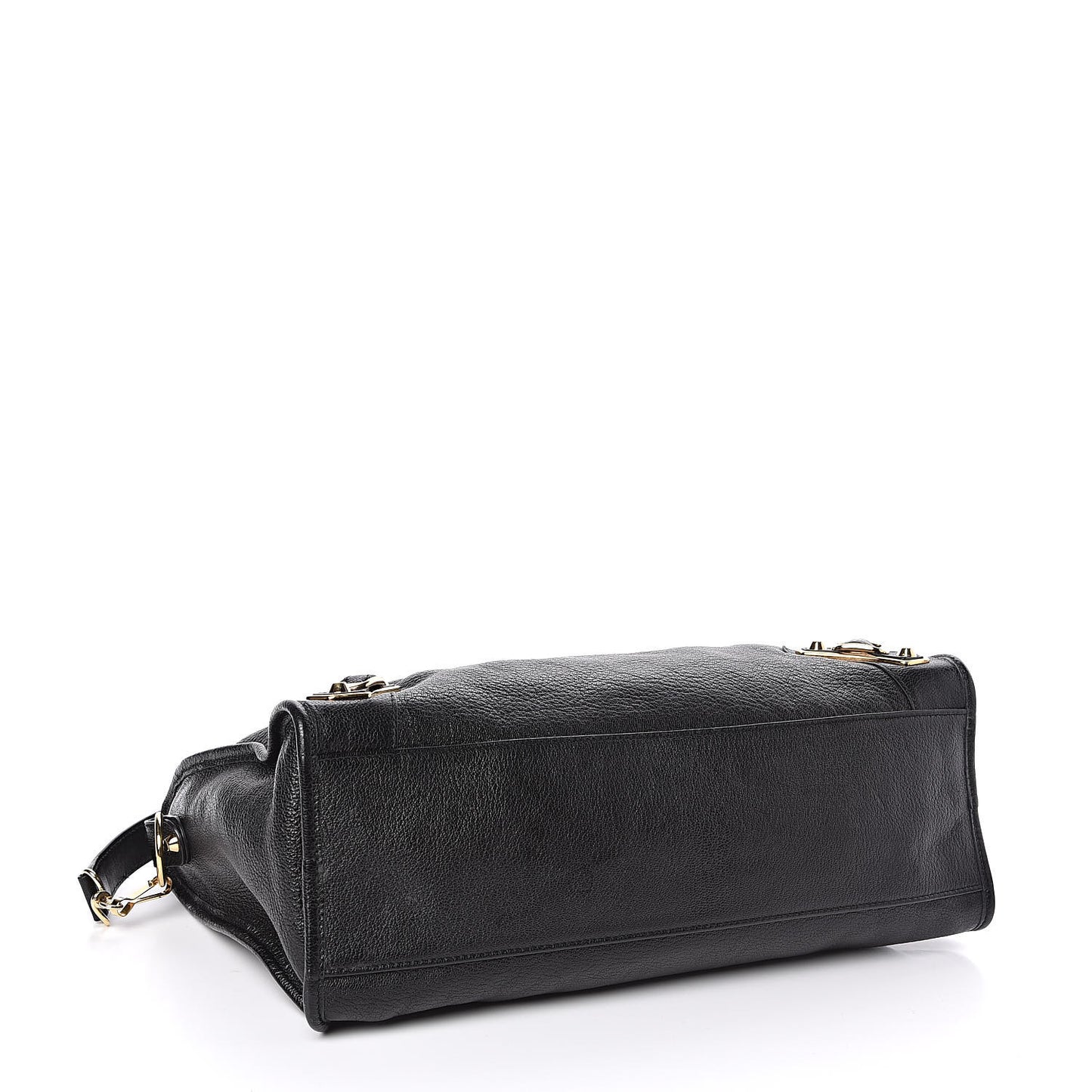 Chevre Gold Metallic Edge Hardware City Black