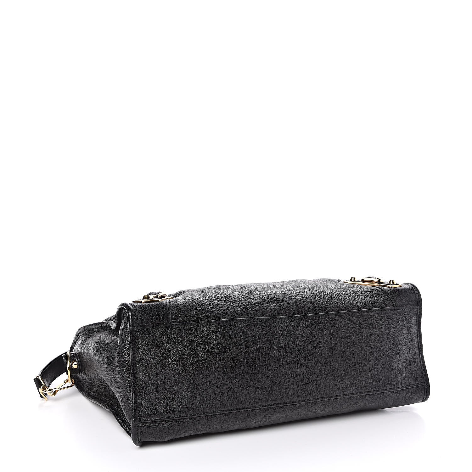 Balenciaga Chevre Gold Metallic Edge Hardware City Black 4 of 11