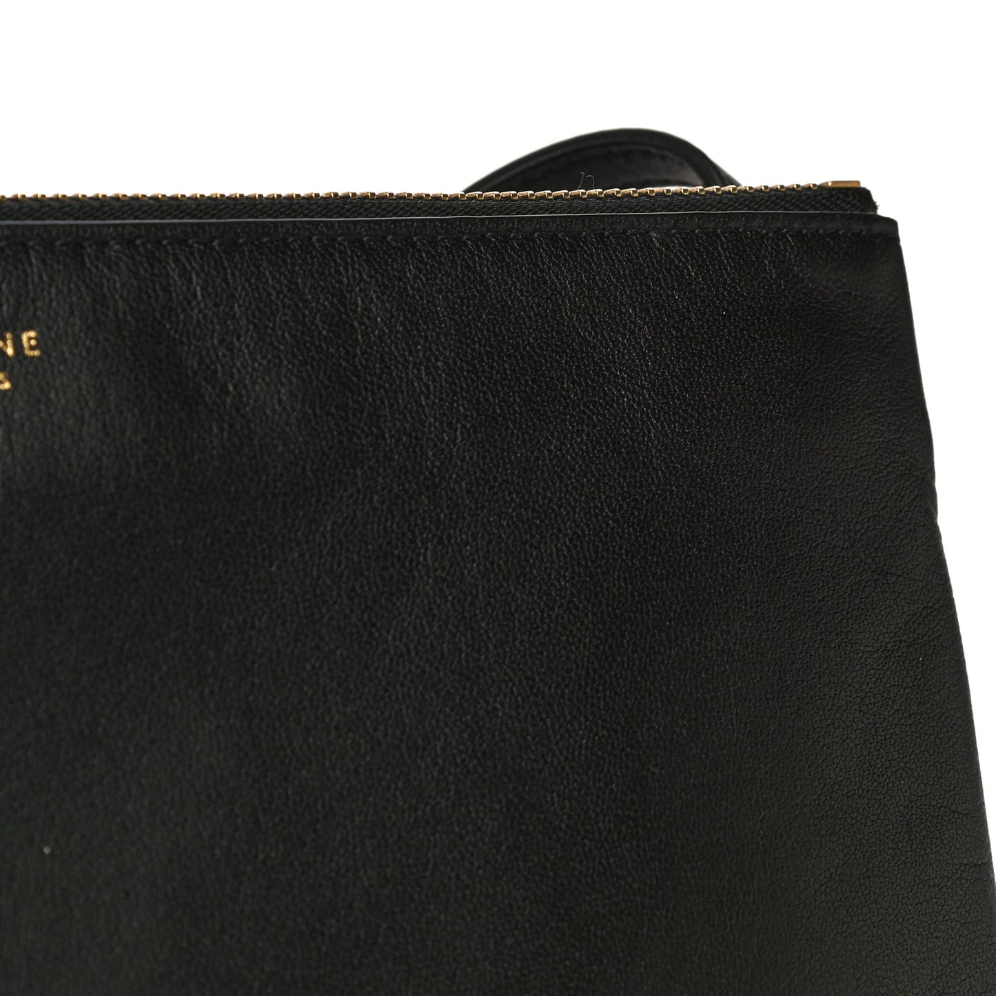 Lambskin Large Trio Crossbody Bag Black