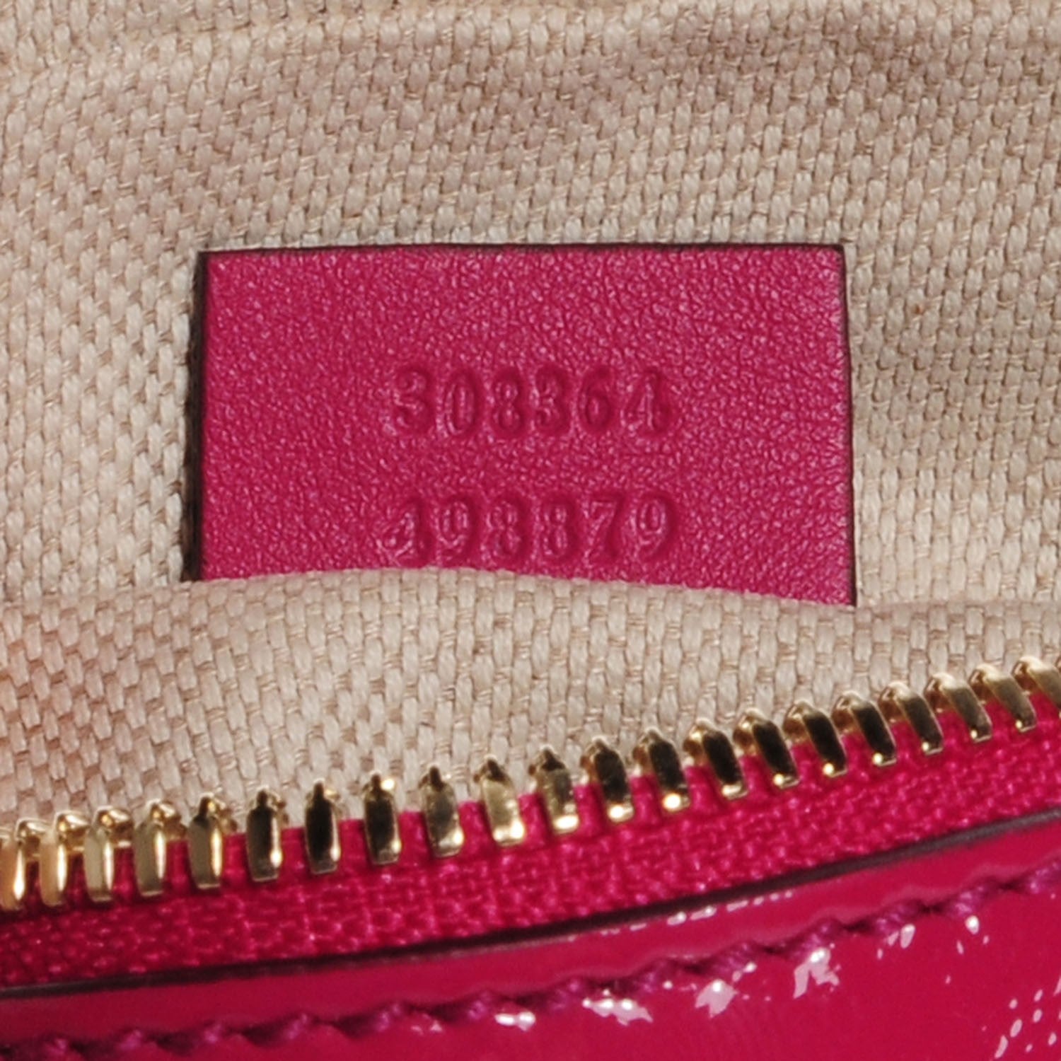 Gucci Soft Patent Small Soho Disco Bag Bright Bougainvillea 7 of 9