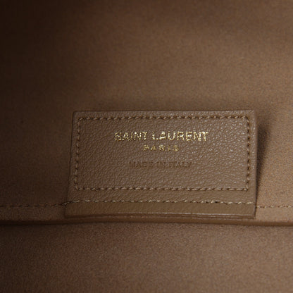 Saint Laurent Calfskin Large Shopping Tote Dark Beige 7 of 13