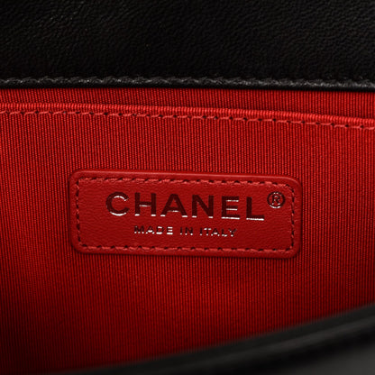 Chanel Lambskin Tweed Logo Embroidered Small Boy Flap White Red Black 6 of 7