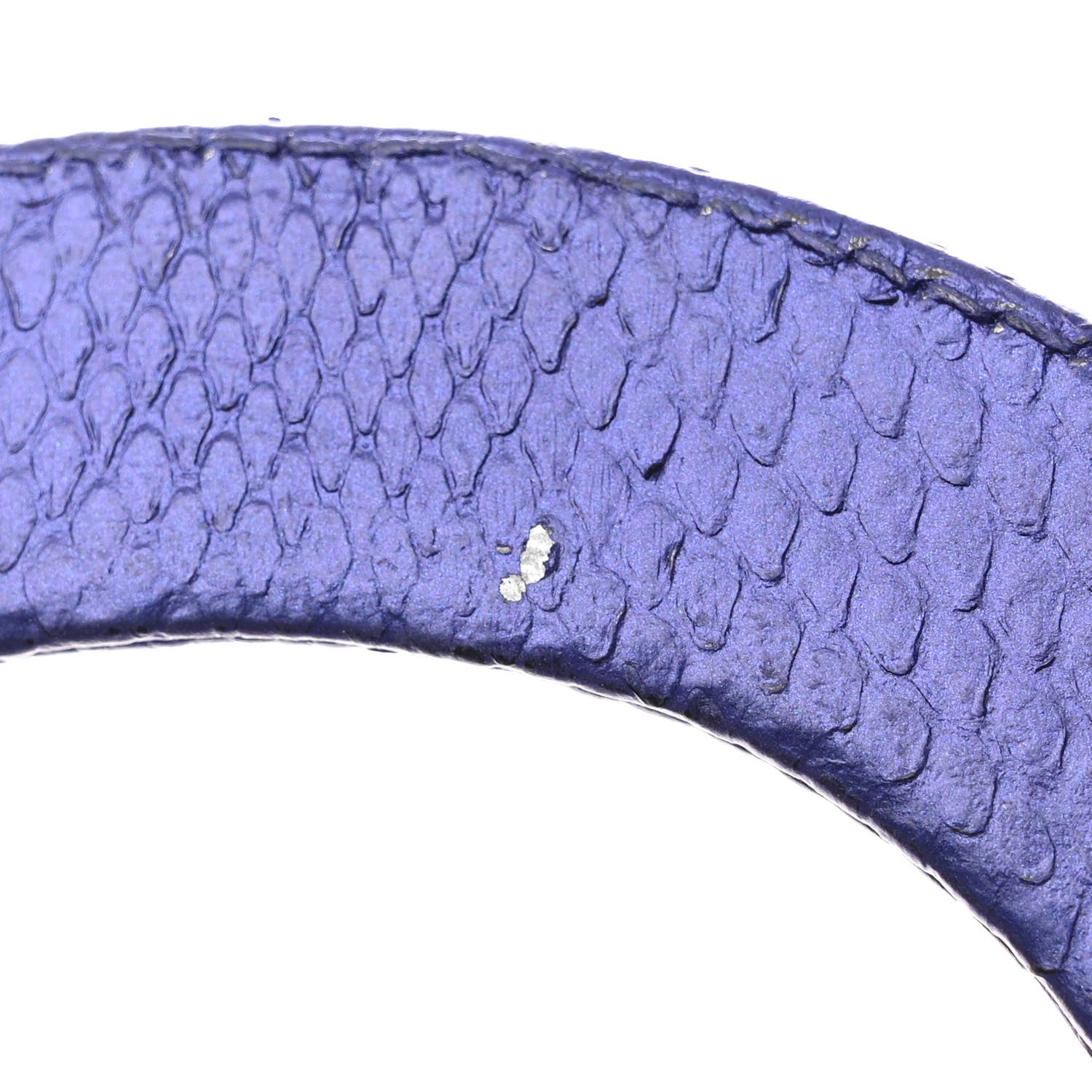 Christian Dior Metallic Snakeskin Mini Lady Dior Purple 12 of 13