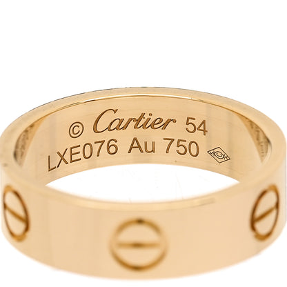 Cartier 18K Yellow Gold 5.5mm LOVE Ring 54 6.75 4 of 5