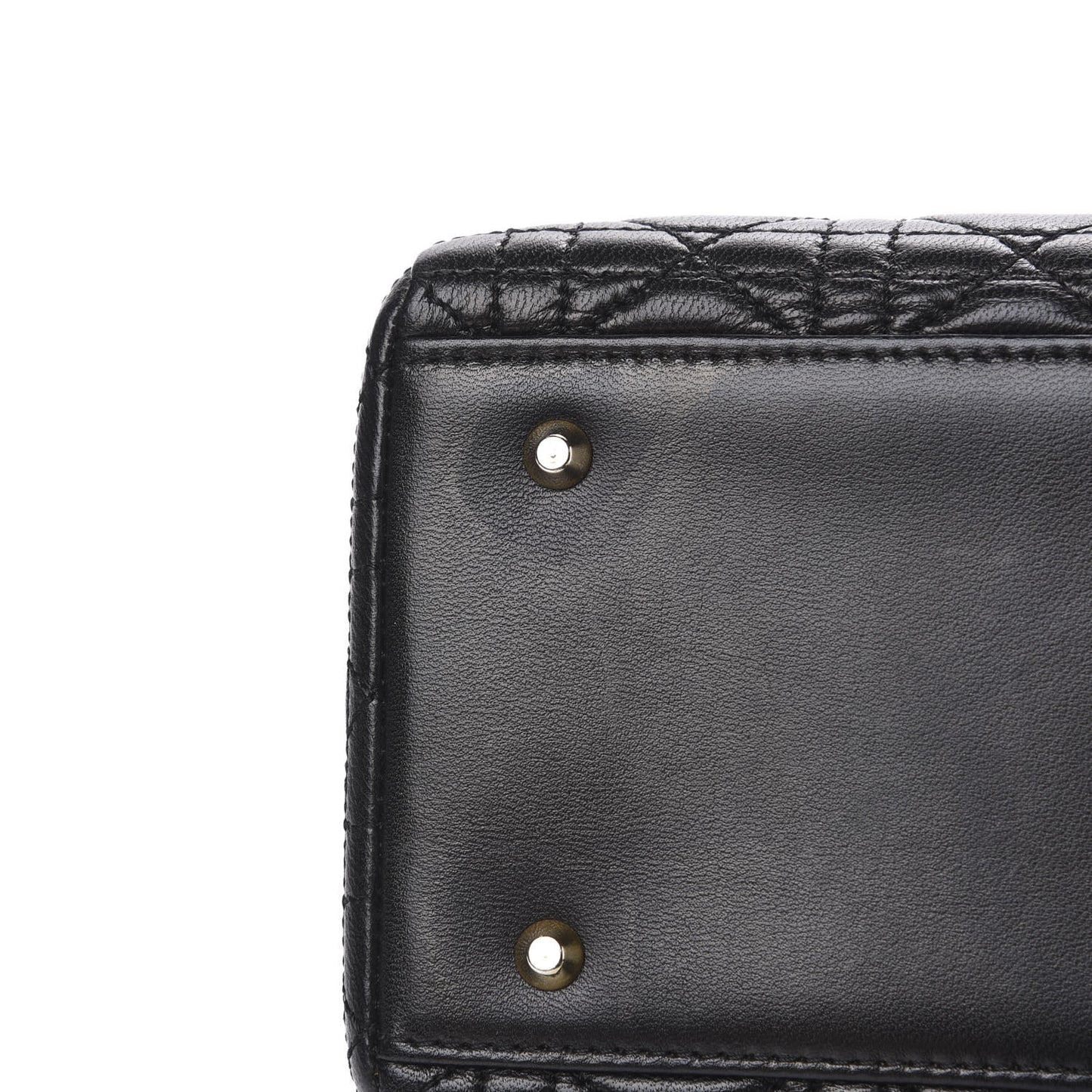 Lambskin Cannage Medium Lady Dior Black