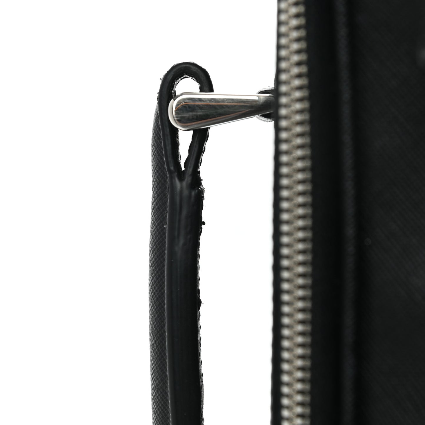 Saffiano Travel Trolley Luggage Black