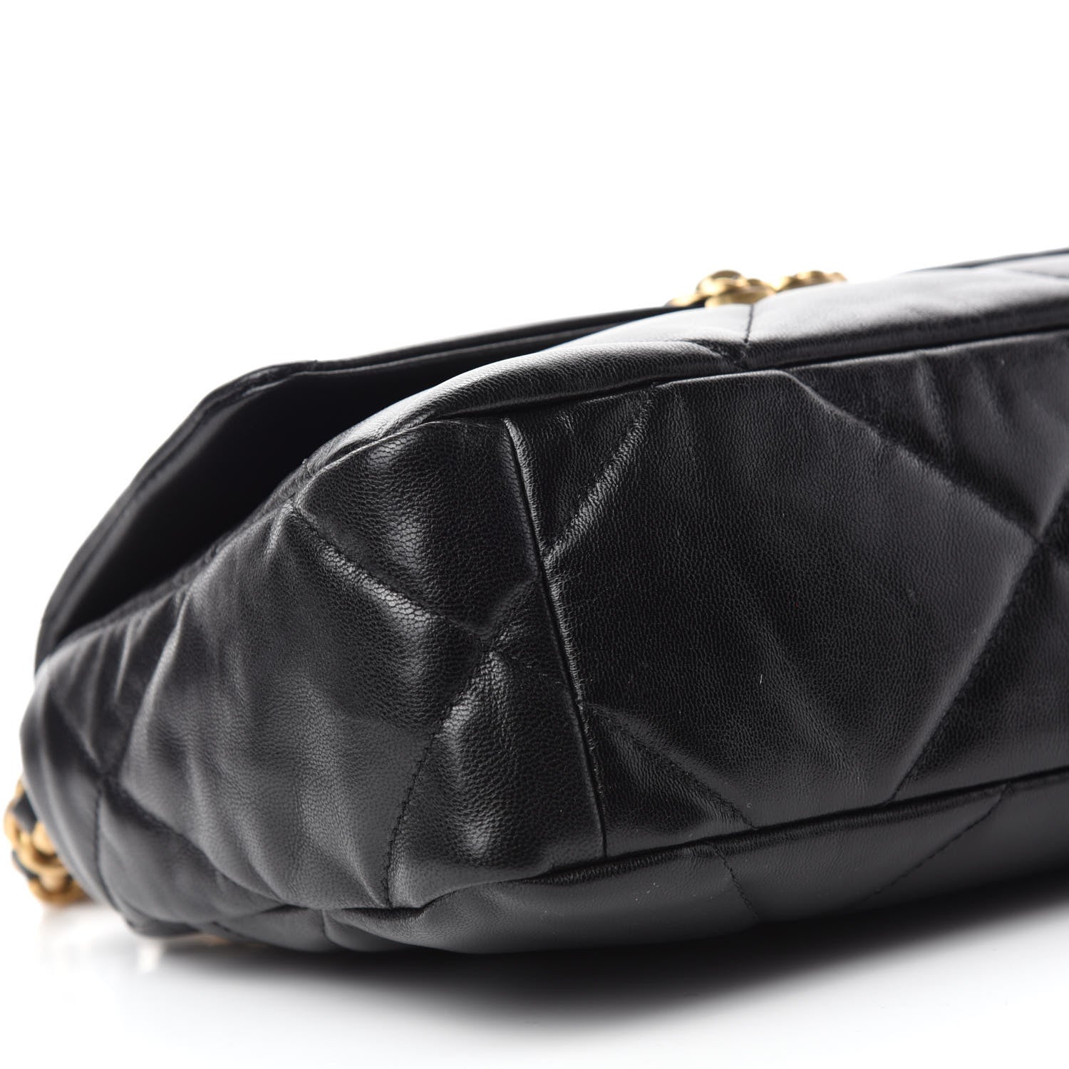 Chanel Goatskin Quilted Medium Chanel 19 Flap Black 5 of 10