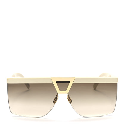Saint Laurent SL 537 Mask Sunglasses White 2 of 7