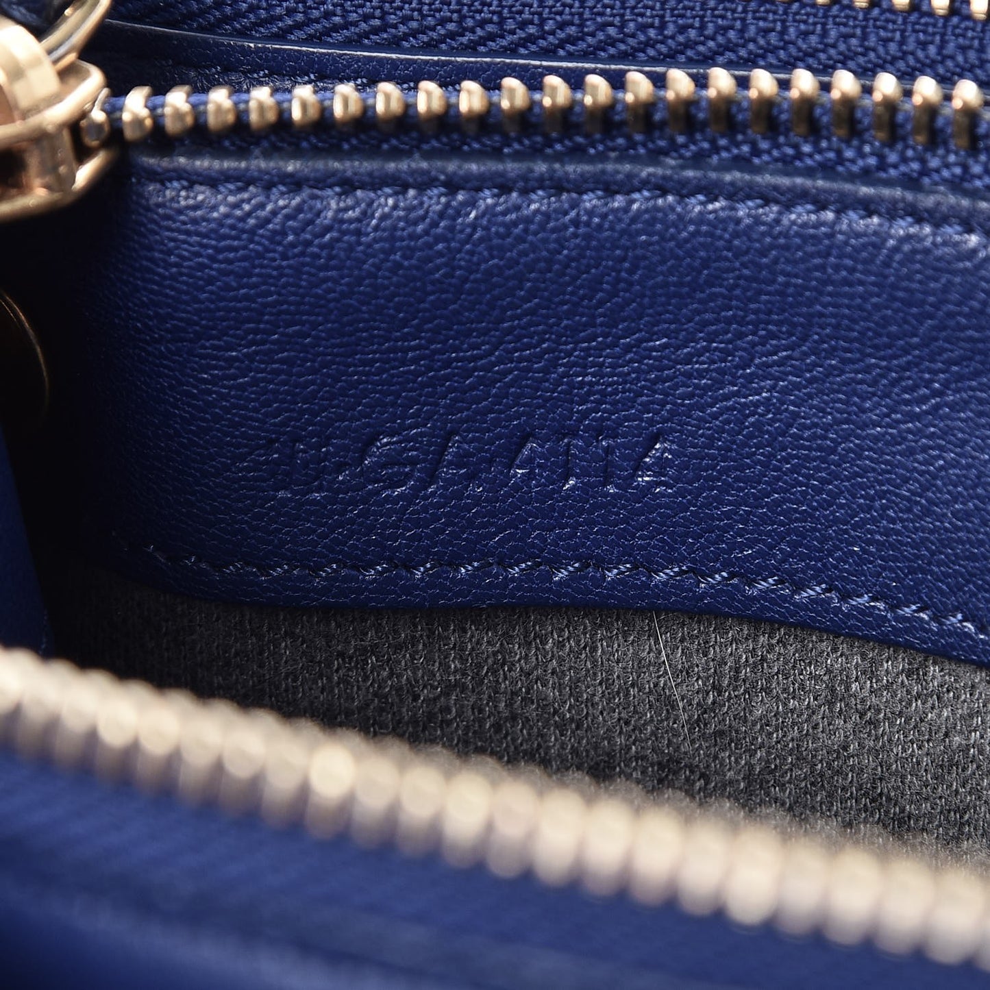Lambskin Small Trio Crossbody Bag Indigo