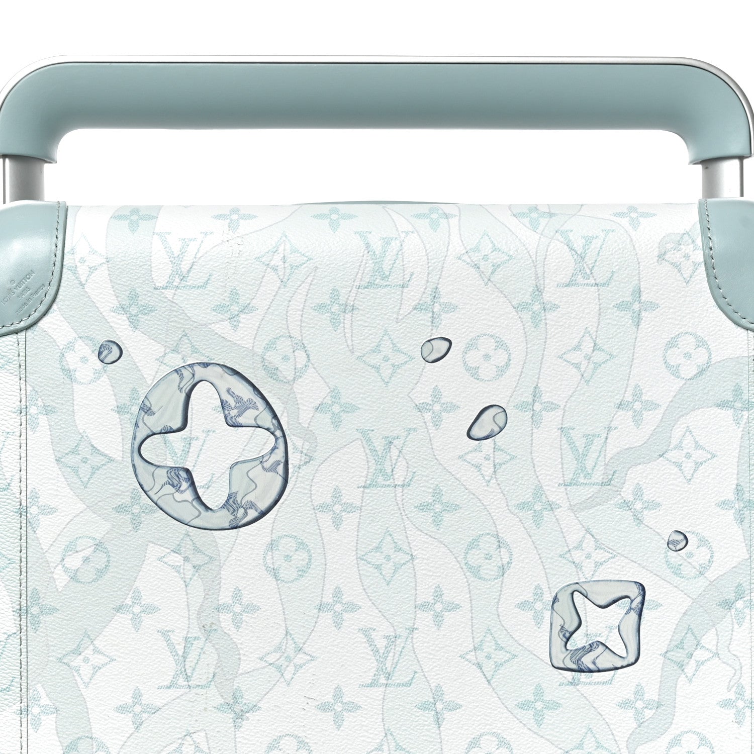 Louis Vuitton Monogram Aquagarden Horizon 55 Crystal Blue 7 of 9