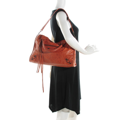 Balenciaga Agneau Classic Hardware City Orange Brulee 2 of 7