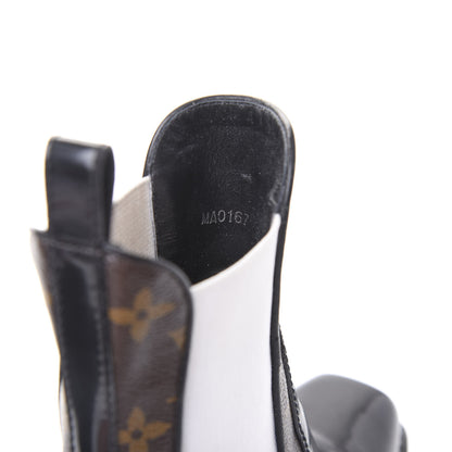 Louis Vuitton Patent Monogram Limitless Ankle Boots 36 Black 8 of 9
