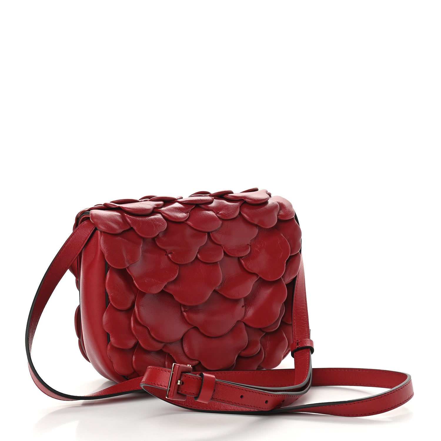 Valentino Garavani Nappa Atelier 03 Rose Edition Small Flap Crossbody Bag Cerise 2 of 8