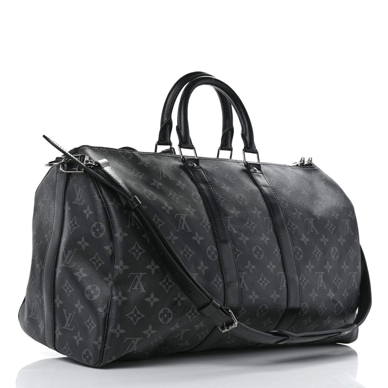 Louis Vuitton Monogram Eclipse Keepall Bandouliere 45 2 of 11