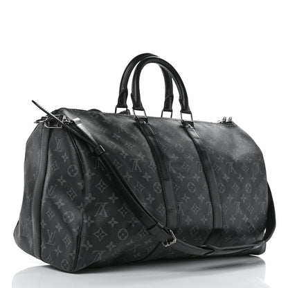 Louis Vuitton Monogram Eclipse Keepall Bandouliere 45 2 of 11
