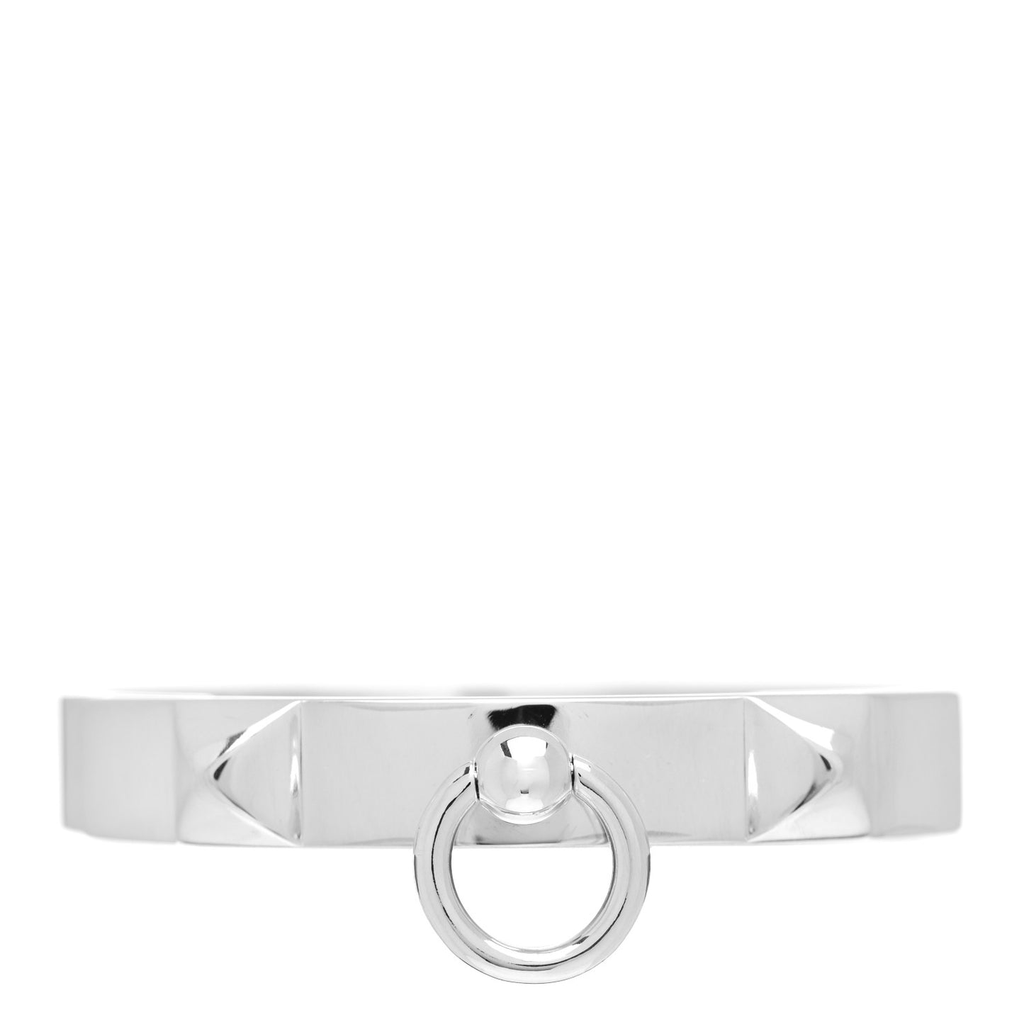 Sterling Silver PM Collier De Chien Bracelet SH