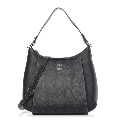 MCM Visetos Medium Luisa Hobo Black 1 of 9