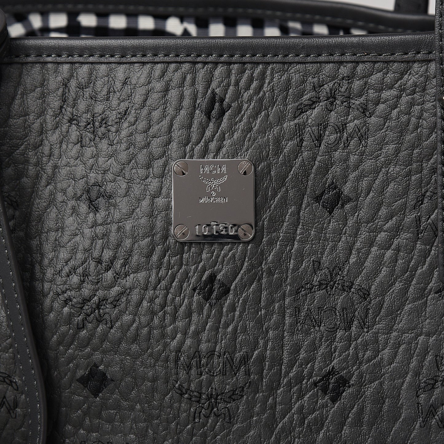 Visetos Medium Reversible Shopper Tote Phantom Grey