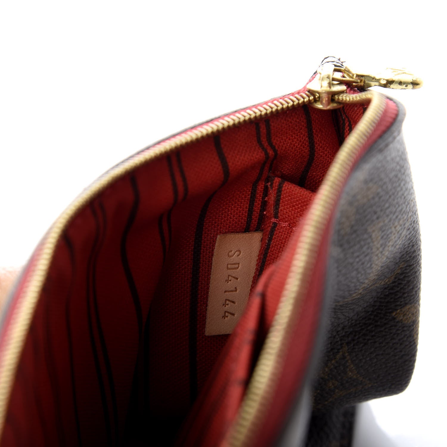 Louis Vuitton Monogram Neverfull MM GM Pochette Cherry 7 of 7