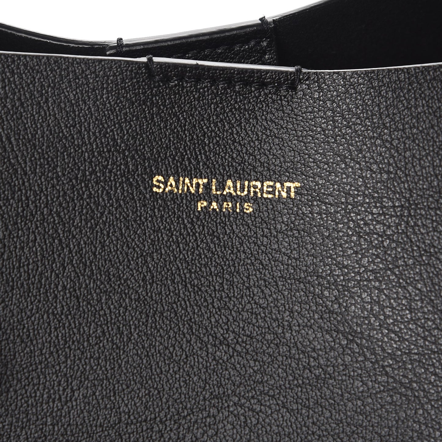 Calfskin Large Shopping Tote Black