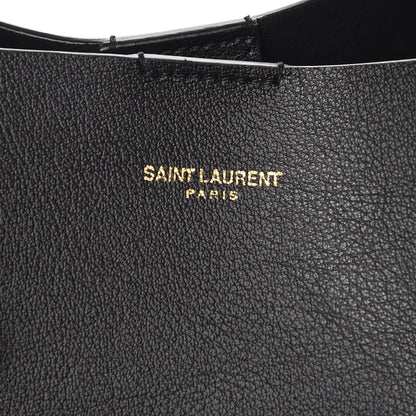Saint Laurent Calfskin Large Shopping Tote Black 9 of 9
