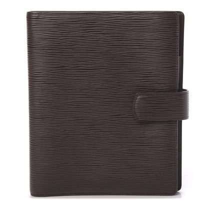Louis Vuitton Epi Large Ring Agenda Moka 1 of 7