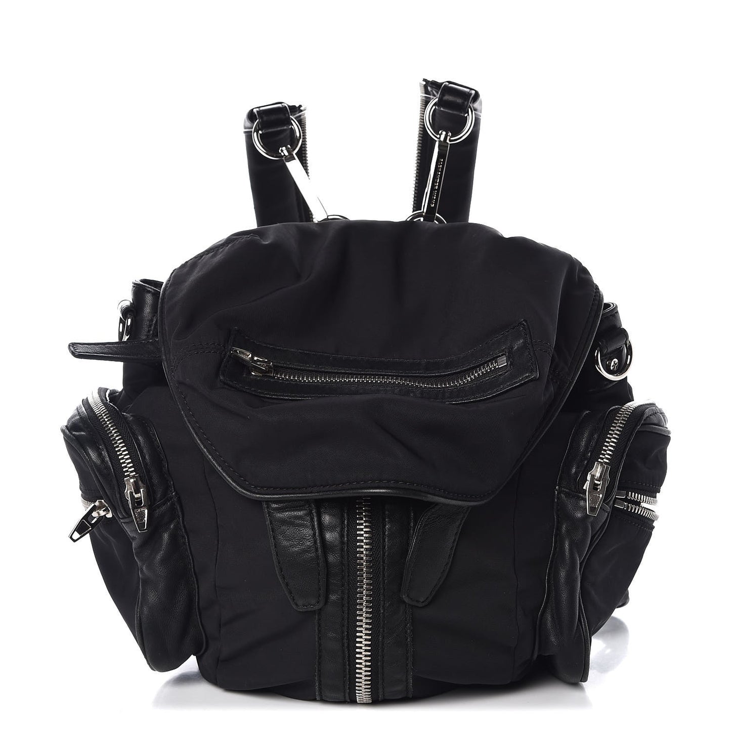 Nappa Nylon Mini Marti Backpack Black