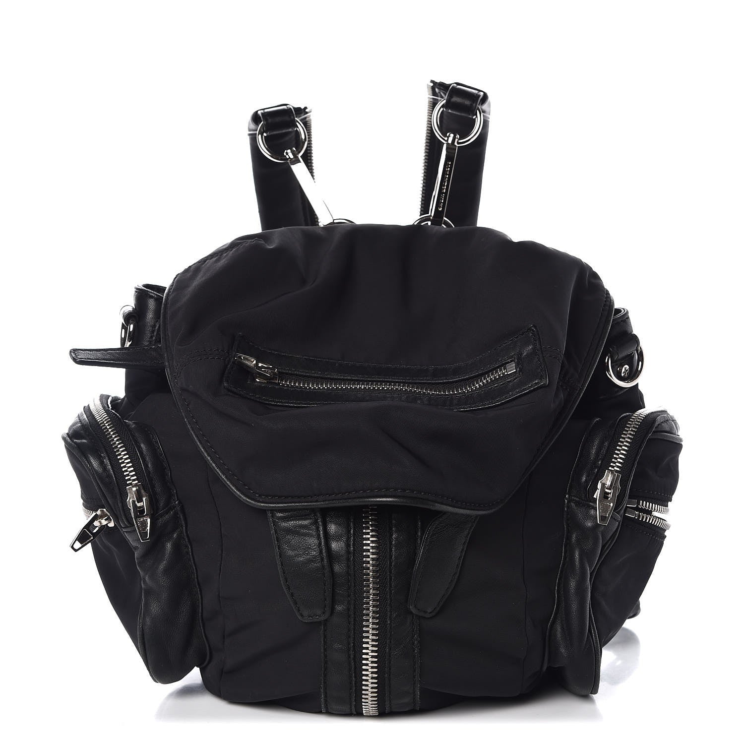 Alexander Wang Nappa Nylon Mini Marti Backpack Black 1 of 12