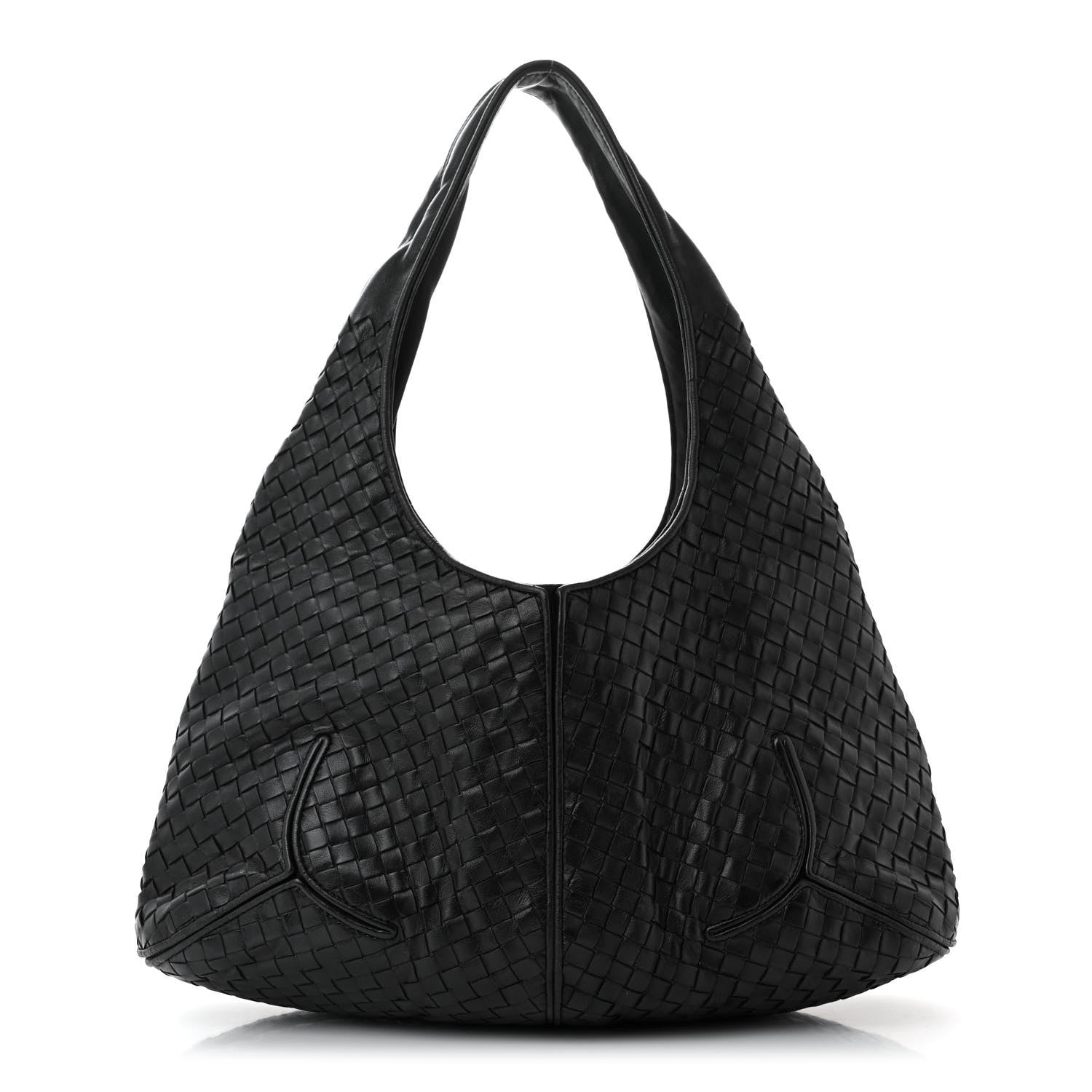 Bottega Veneta Nappa Intrecciato Ball Hobo Ebano Black 1 of 10