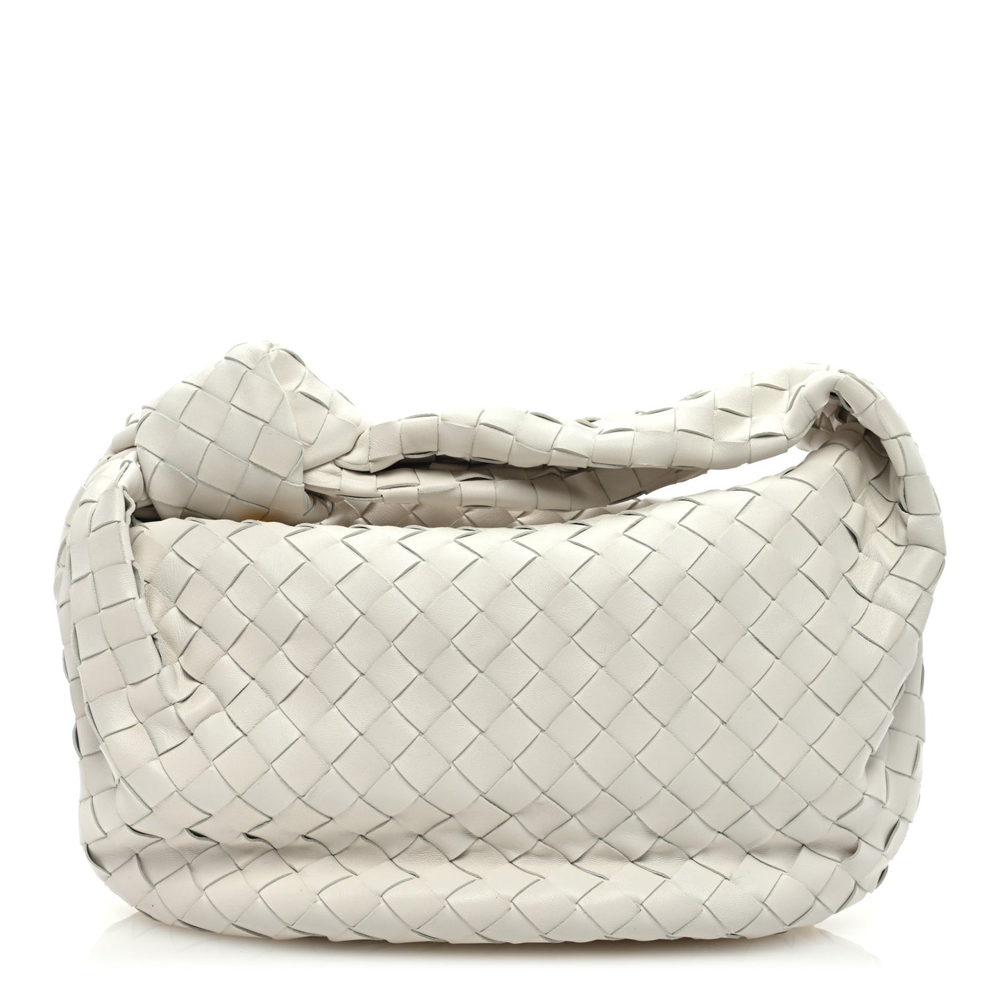 Nappa Intrecciato Teen Jodie Hobo White